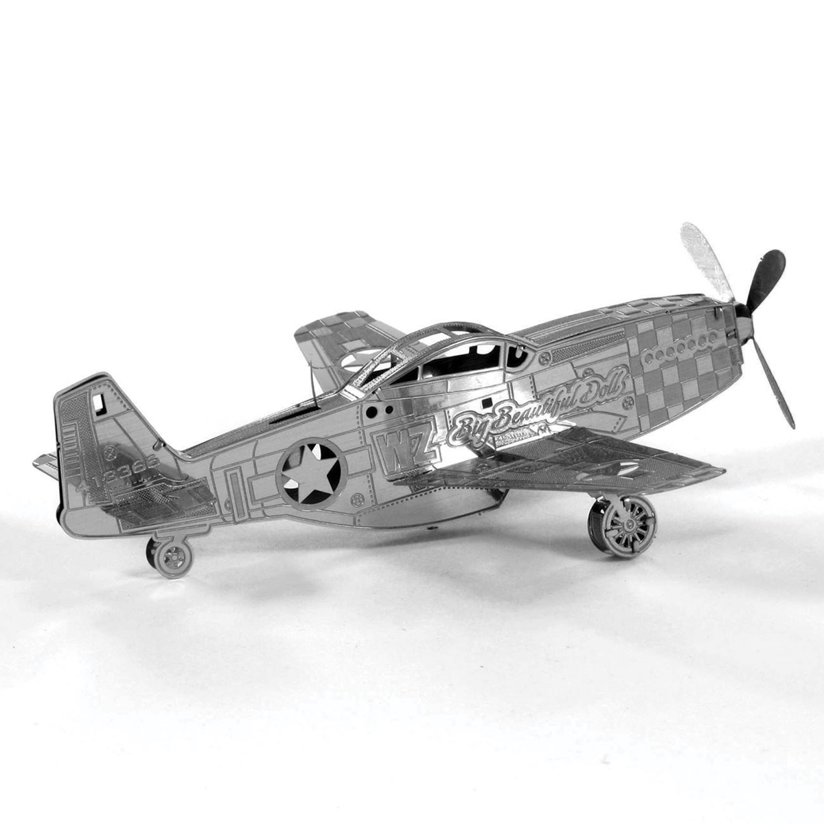 Mustang P 51 Boeing Metal Earth 3d Metal Model Kits 9338