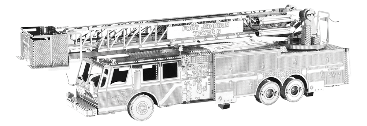 Fire Engine Truck Metal Earth