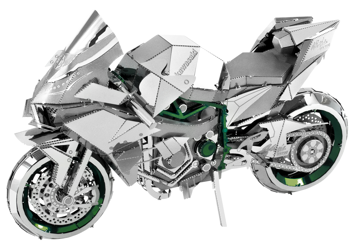 Kawasaki Ninja Motorcycle COLOR Metal Earth Premium Series