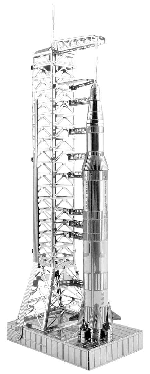 Apollo Saturn V with Gantry Metal Earth