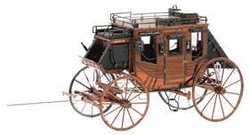 Old West 2-6-0 Locomotive Metal Earth | 3D Metal Model Kits