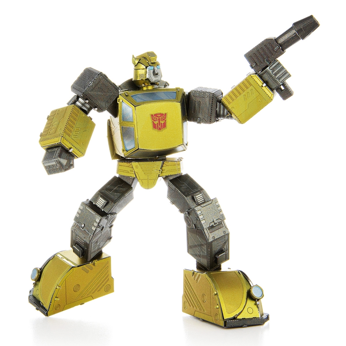 Fascinations Metal Earth Model Kit - Transformers Bumblebee silver