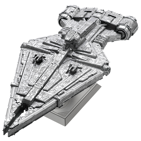 Metal Earth 3D Puzzle Imperial Star Destroyer Metal Puzzle Star Wars  Buildable Model Kits for Adults Challenging Level 6.7 X 9.73 X 7.39 Inches
