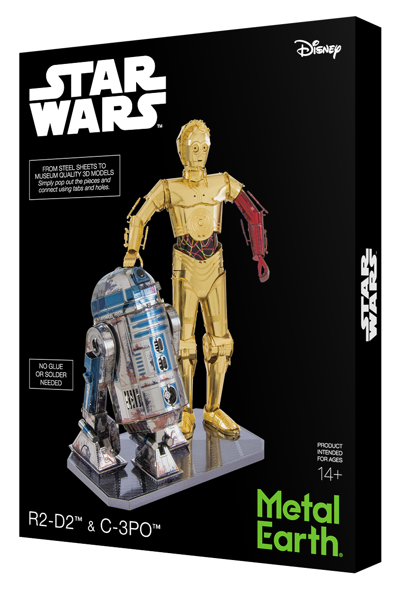 Gift box sets - C-3PO & R2-D2 | 3D Metal Model Kits